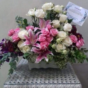 jual bunga meja jember