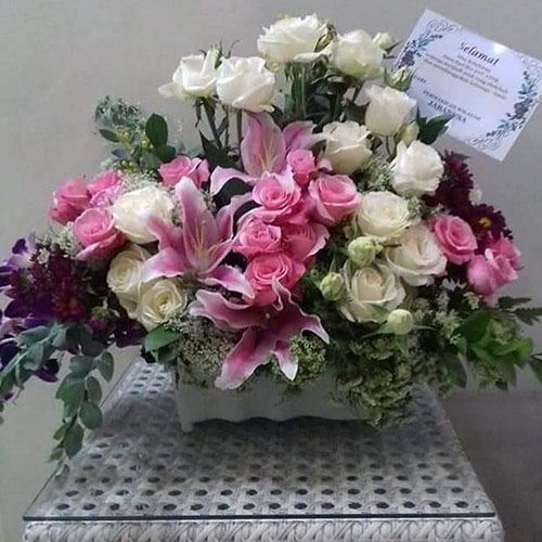jual bunga meja jember