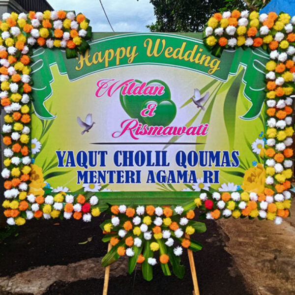 Bunga Papan Wedding