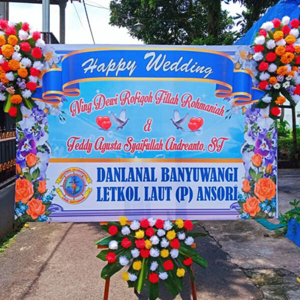 Bunga Papan Wedding