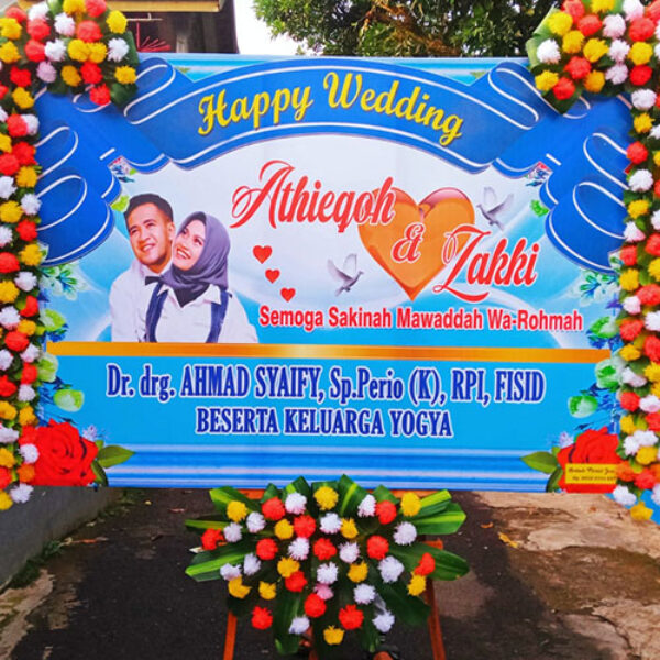 Bunga Papan Wedding