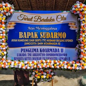 jual bunga papan duka cita jember