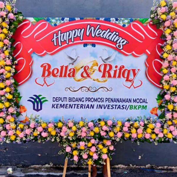 Bunga Papan Wedding