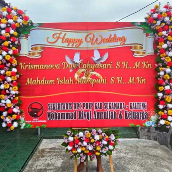 Bunga Papan Wedding