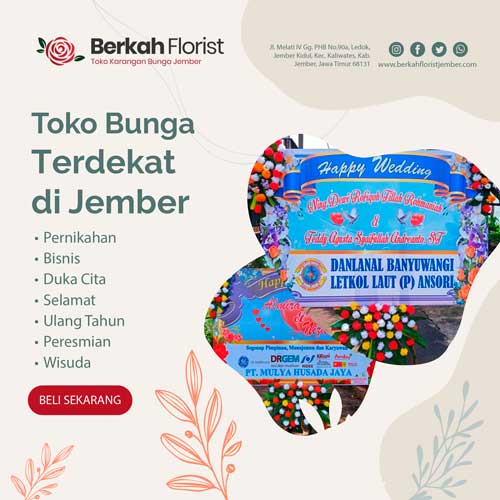 Toko Bunga Terdekat Jember